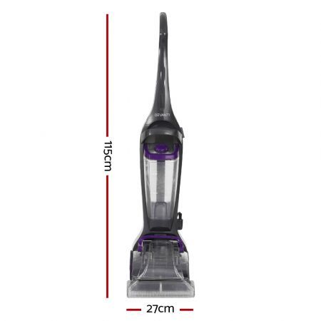 Devanti Carpet Washer Handheld Vacuum Cleaner Sweeper Wet Twin Water Tank 800W