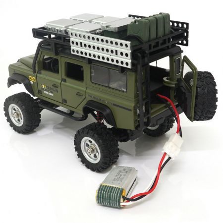 SG 2801 1/28 2.4G 4WD Simulation Model RC Car Army Desert Alloy Climbing Off Road Vehicle ModelsGreen