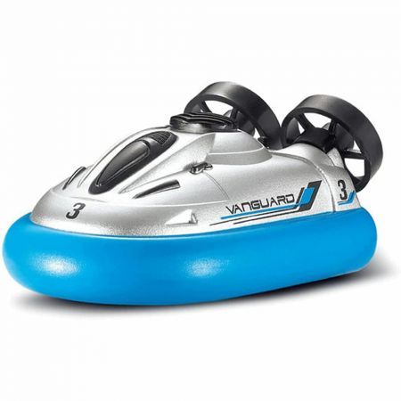 Updated Happycow 777-580 RC Hovercraft 2.4Ghz Remote Control RC Boat Ship Model Kids Toy GiftBlue