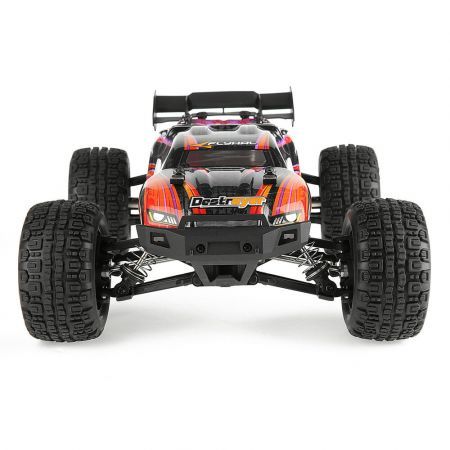 Two Batteries RTR 1/16 2.4G 4WD 45km/h Brushless Fast RC Cars Trucks Vehicles with Oil Filled Shock Absorber