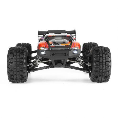 Two Batteries RTR 1/16 2.4G 4WD 45km/h Brushless Fast RC Cars Trucks Vehicles with Oil Filled Shock Absorber