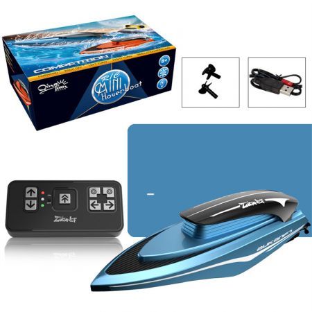 2.4G Mini RC Boat Electric Speedboat Waterproof 360 Rotation Model Children Summer Water Remote Control Vehicles Red