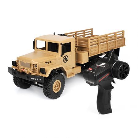 WPL B16 1/16 2.4G 6WD Military Truck Crawler Off Road RC Car With Light RTRGreen