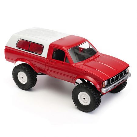 WPL C24 1/16 RTR 4WD 2.4G Military Truck Crawler Off Road RC Car 2CH ToyRed Proportional Control