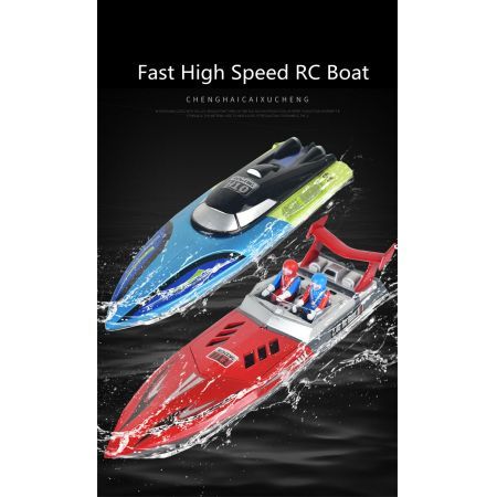 H11 2.4G 4CH RC Boat Vehicles Models High Speed Speedboat Waterproof 20km/h Electric Racing Lakes Pools Remote Control ToysBlue