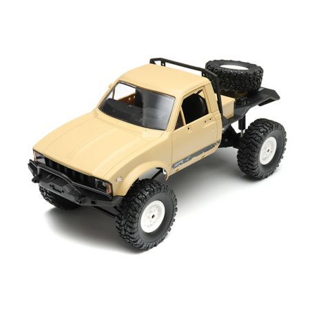 WPL C14 upgrade 1/16 2.4G 4WD Off Road RC Military Car Rock Crawler Truck With LED Full Proportional Control RTR ToysYellow