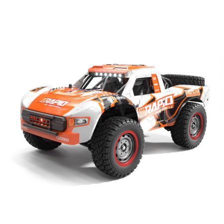 JJRC Q130 1/14 2.4G 4WD Brushed Brushless RC Car Short Course Vehicle Models Full Proportional ControlBrushed Red A Two Batteries