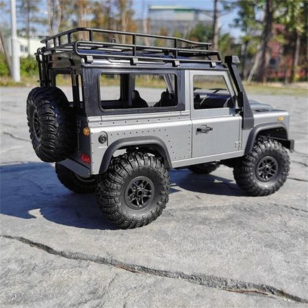 RTR 1/12 2.4G 4WD RC Car Driving LED Light Rock Crawler Climbing Truck Full Proportional Vehicles Two Batteries