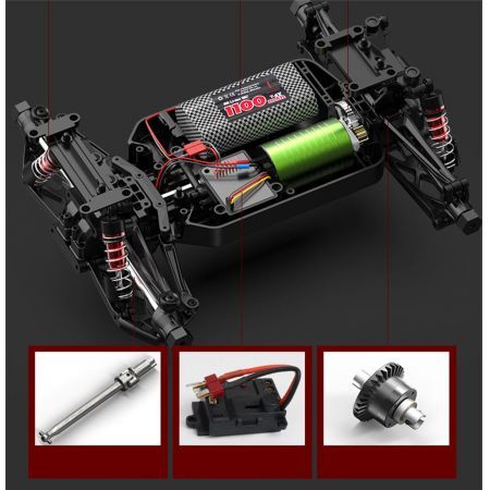 2.4G 4WD RC Car Brushless High Speed 35km/h 55km/h Off-Road Truck Full Proportional Vehicles Models Toys