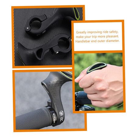 Bicycle Handlebars 1 Pair Bicycle Handle Bike Handlebar Bike Grip for Bike Mountain Bike Grips Fluorescence Vice Handle