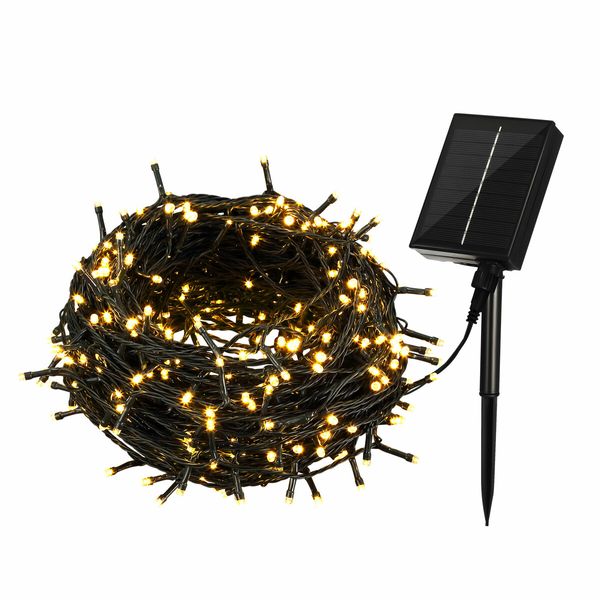 Solar Fairy String Light LED Xmas Falling Tree Decoration Colourful Christmas Garden Bedroom Waterproof Outdoor Indoor