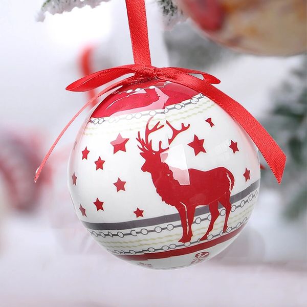 Merry Christmas, Holiday Ball Ornament Tree Ornament, One 2.8 Inch Multi-style Holiday Light Bulb Ornament Holiday Tree Ornament