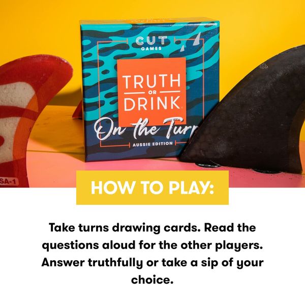 Truth or Drink: Aussie Edition – Fair Dinkum Fun with 312 Hilarious Questions – Designed & Written by Cut's Australian Creative Team