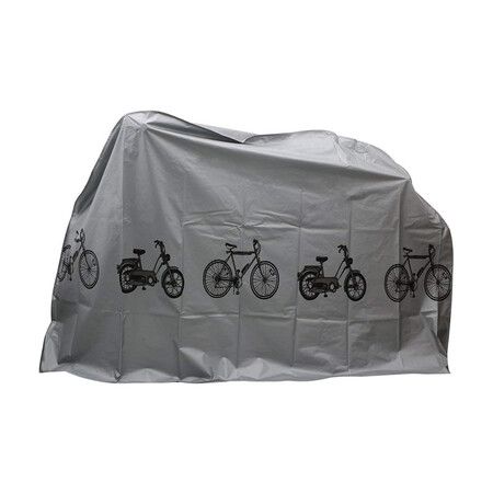 Bike Cover Waterproof Dustproof Cover for Indoor and Outdoor Use - Gray