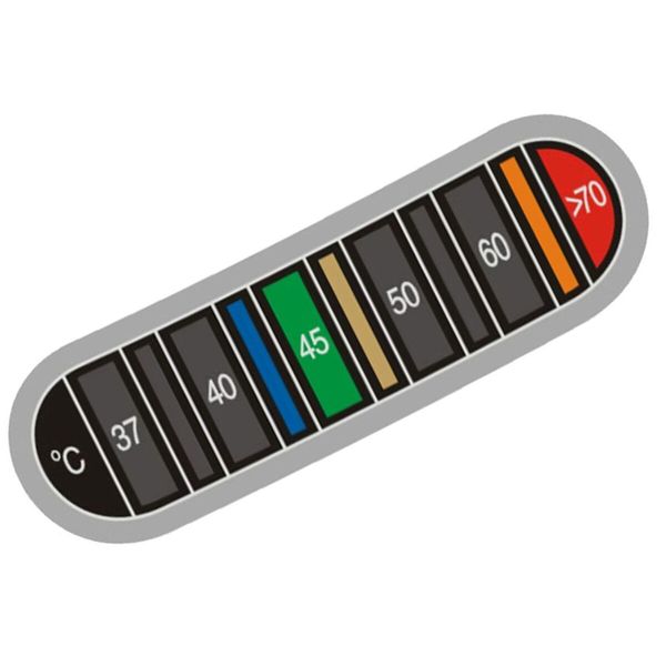 Stick On Thermometer Strip  Color Change Thermometer Strips  Fish Tank Temperature Sticker  Portable Water Coffee Discoloration Thermometer, Paper Thermometer