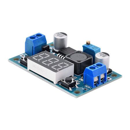 2PCS LM2596 DC to DC Voltage Regulator 4-40V to 1.5-35V Buck Converter with LED Display