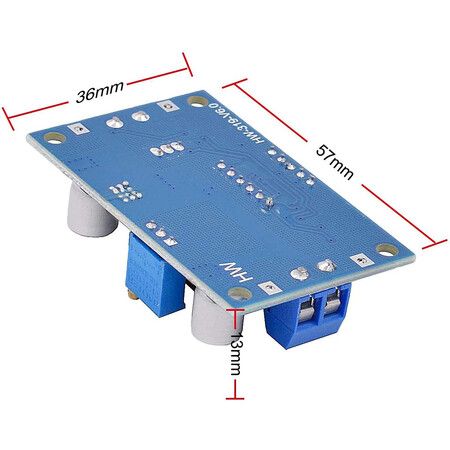 2PCS LM2596 DC to DC Voltage Regulator 4-40V to 1.5-35V Buck Converter with LED Display