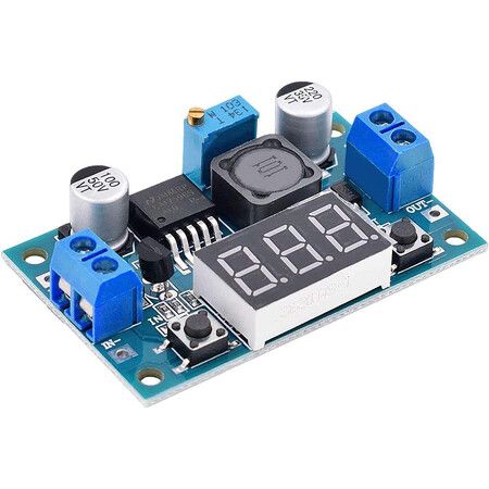 2PCS LM2596 DC to DC Voltage Regulator 4-40V to 1.5-35V Buck Converter with LED Display