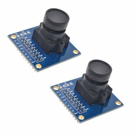 2pcs OV7670 640x480 0.3Mega 300KP VGA CMOS Camera Module I2C for Arduino ARM FPGA