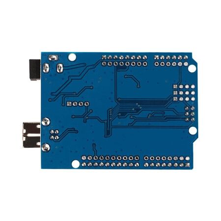 UNO R3 ATmega328P microcontroller CH340G Improved Version Development Board Compatible with Arduino IDE with USB Cable and 2.54mm Straight Pin Header