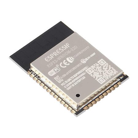 2PCS ESP-WROOM-32D ESP32 Bluetooth and WiFi Low Power Module integrates ESP32-D0WD Generic Wi-Fi+BT+BLE MCU Modules for Voice Encoding Music Streaming and MP3 Decoding