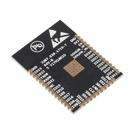 2PCS ESP-WROOM-32D ESP32 Bluetooth and WiFi Low Power Module integrates ESP32-D0WD Generic Wi-Fi+BT+BLE MCU Modules for Voice Encoding Music Streaming and MP3 Decoding