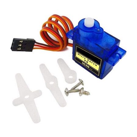 SG90 Micro Servos, 4PCS Mini Servo for Robot Helicopter Airplane RC Car Boat and Other Models (4PCS)