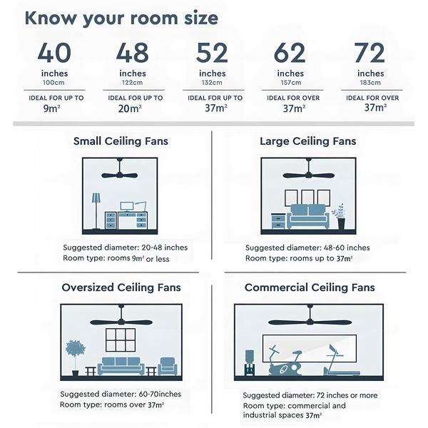 Ceiling Fan with Remote Control Electric Cooling Air Ventilation Overhead Quiet Modern Indoor 3 Solid Wood Blades 5 Speed Timer 132cm