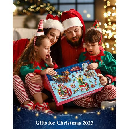 Advent Calendar 2023, Christmas Countdown Playset, 6 in 1 Building Toys includes 1099pcs for Boys Girls Age 6+ Years Old