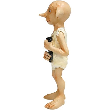 Dobby Sculpture House Elf Figure with Sock Dobby Statue Resin Collection Toys for Halloween Decoration