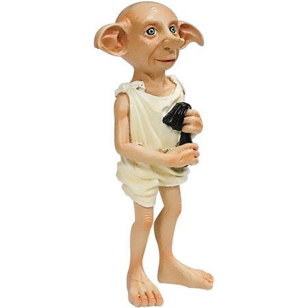 Dobby Sculpture House Elf Figure with Sock Dobby Statue Resin Collection Toys for Halloween Decoration