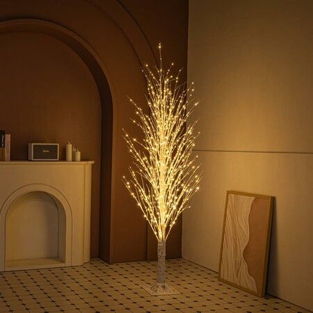 Stockholm Christmas Lights Xmas Tree LED Dazzling Birch Tree 1.8m Warm White