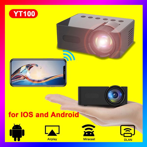 2024 Home Micro Portable Mini Projector Hd Home Wireless Small Mobile Phone Projection