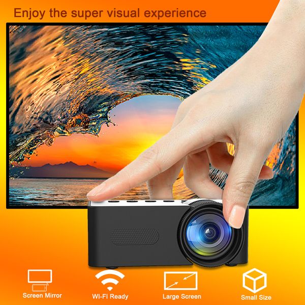 2024 Home Micro Portable Mini Projector Hd Home Wireless Small Mobile Phone Projection