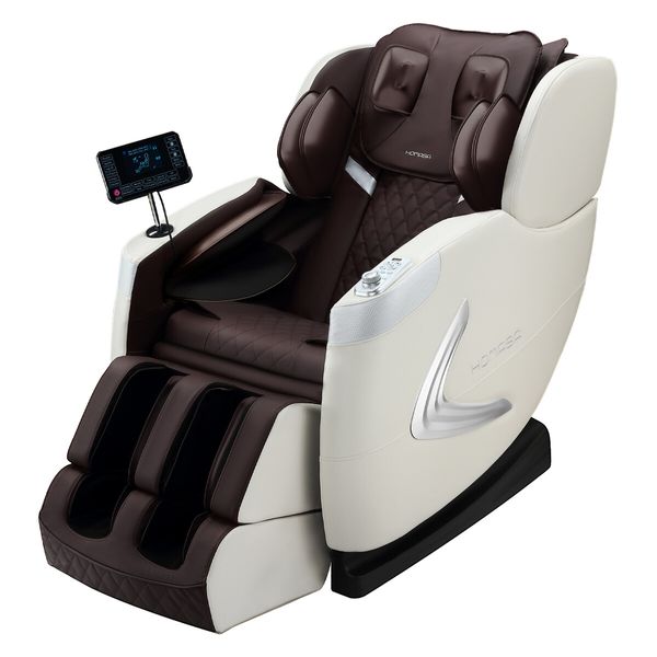 Homasa Massage Chair Massaging Spa Machine Full Body Massager Foot Shiatsu Neck Back Relax Leg Head Home Recliner Auto Shut Off