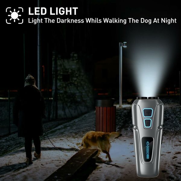 Dog Barking Control Devices Rechargeable Dual Sensor Anti Barking Device with Training