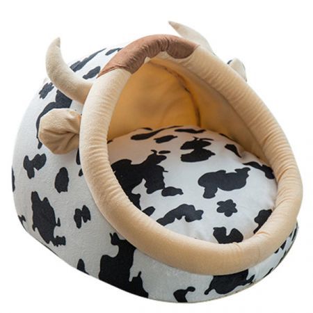 Cute Animal Design Comfortable Indoor House Bed Pet Dog Cat Nests Pad Soft Fleece Bed