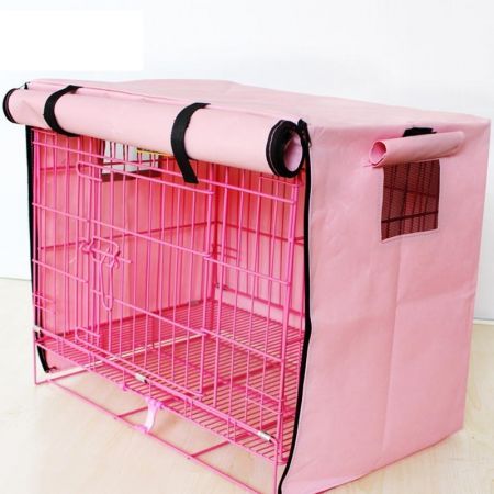 Waterproof Windproof Dust-Proof Crate Cover S/M/L/XL Pet Bed Dog Kennel Anti-Mosquito Flying Insects Net Tent Cover Indoor/Outdoor