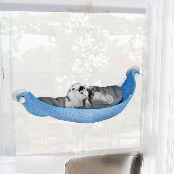 Cat Pad Bed Cat Ferret Window Seat Pad Bed Car Pet Hammock Suction Cup Warm Perch Pet Bed