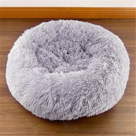 Pet Beds Dog Cat Calming Warm Soft Plush Cute Round Nest Comfortable Sleeping