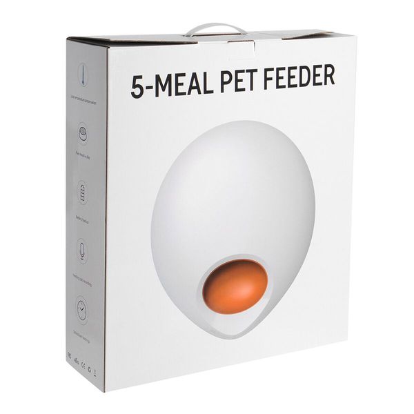 DUDUPET Automatic Pet Feeder For Cat/Dog WiFi Smart Rotatable Dogs Food Dispenser Control APP Timed Ration Support Recording