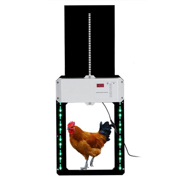 Automatic Chicken Coop Door Light-sensitive Automatic Puppy House Door High Quality And Practical Chicken Pets Supplies Dog Cages