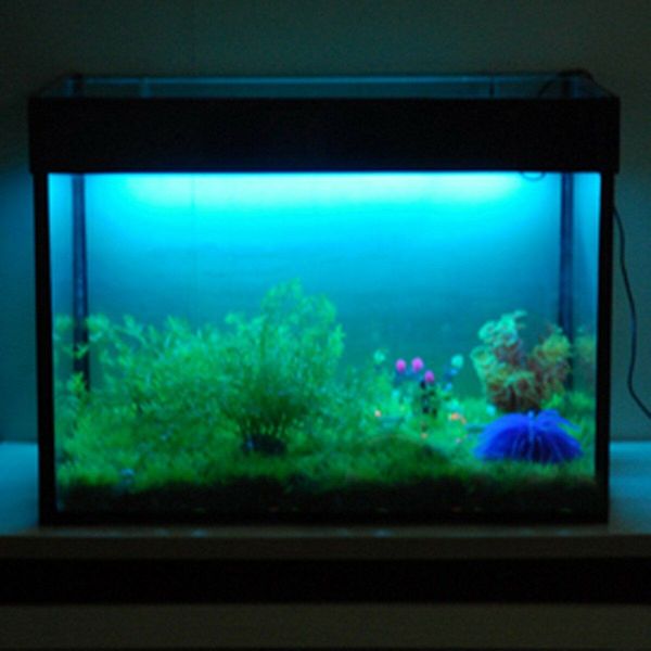 FOCUSPET 30 LED 28cm Aquarium Tank Fish Bar Light Waterproof Submersible Stick Strip Lamp 220V UK