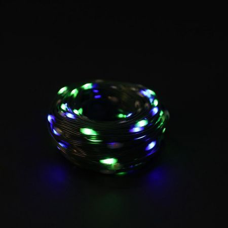 Stockholm Christmas Lights Solar Fairy Lights Easy-wrap Flexi Multi Colour Memory Hold Function. 200 LEDs in Totall Unique Flexi Cable