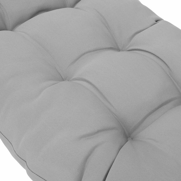 3 Seaters Bench Cushion Recliner Chair Seat Back Cushion Waist Support Pillow Backrest Mat Home Office Furniture DecorationsGrey