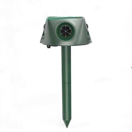 Solar Animal Deterrent, 360 Degree Ultrasonic Animal Pest Repeller for Cat, Bird, Rabbit, Raccoon