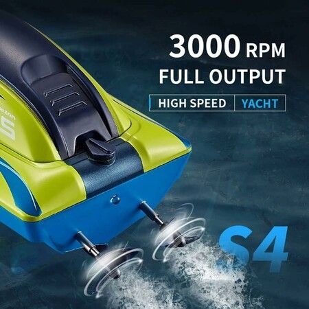 RC Boat, Remote Control Boat For Pools And Lakes, 2.4GHz Racing RC Boats For Adults And Kids