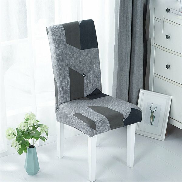 Elastic Dining Chair Cover Stretch Polyester Chair Seat Slipcover Office Computer Chair Protector Home Office Furniture Decor#6