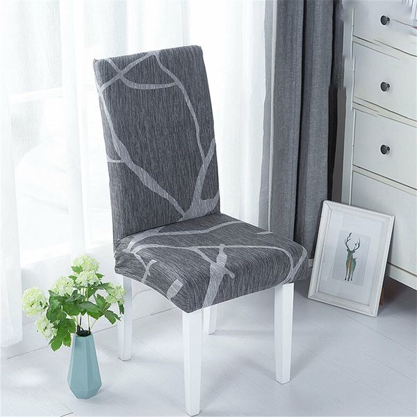 Elastic Dining Chair Cover Stretch Polyester Chair Seat Slipcover Office Computer Chair Protector Home Office Furniture Decor#6