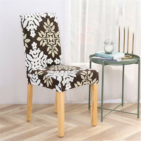 Elastic Dining Chair Cover Stretch Polyester Chair Seat Slipcover Office Computer Chair Protector Home Office Furniture Decor#6